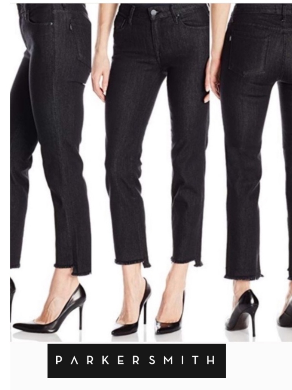 Parker Smith Hi low Hem Black Jean, 27, Cb2722